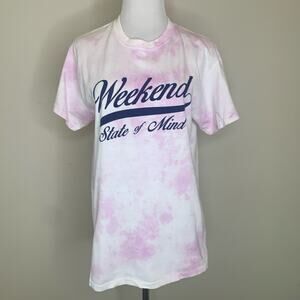 Cold Crush Tie Dye Graphic Tee T Shirt Sz Medium Weekend